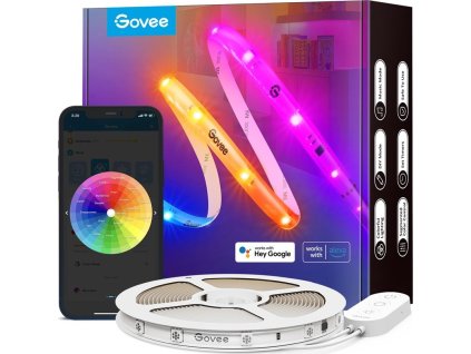 LED pásek Govee WiFi RGBIC Smart PRO, 10m - extra odolný