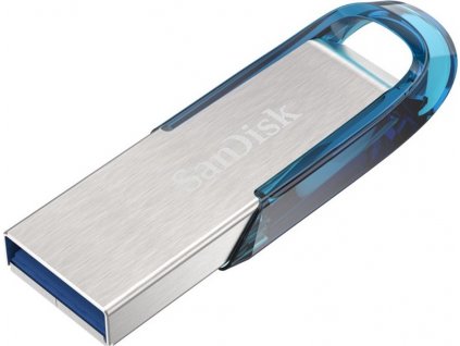Flash USB Sandisk Ultra Flair 32GB USB 3.0 - stříbrný/modrý