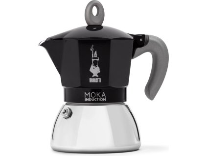 Bialetti New Moka Indukce černá (různé velikosti) (Objem v⁠ porcích 2 porce)