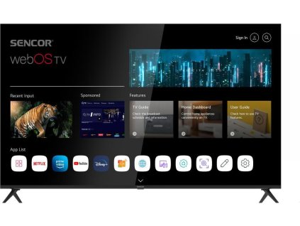 SLE 65US802TCSB UHD SMART TV SENCOR