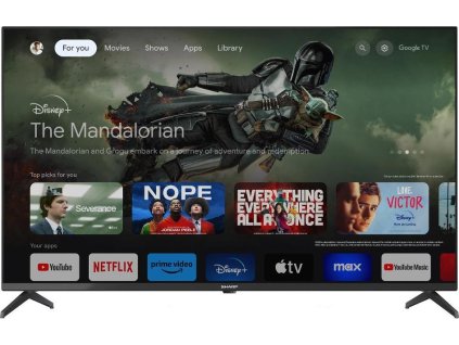 43GL4260E GOOGLE FRAMELESS UHD TV SHARP