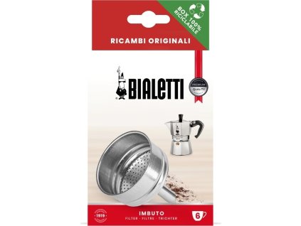 Trychtýř pro Bialetti Moka Express, Mini Express, Moka Elettrika, Rainbow (Objem v⁠ porcích 12 porcí)