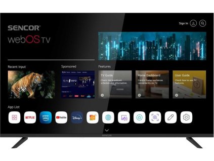 SLE 43US804B WEBOS UHD TV SENCOR