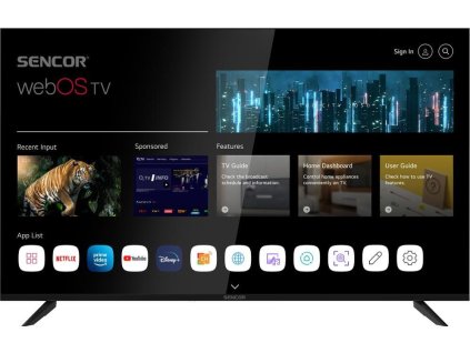 SLE 55US804B WEBOS UHD TV SENCOR