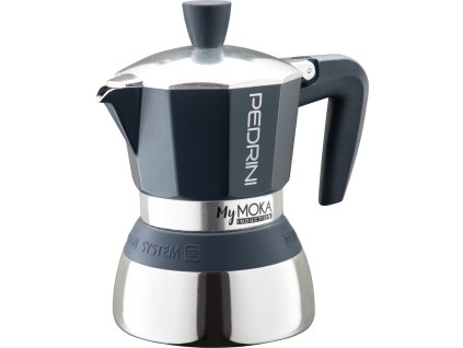 Pedrini MyMoka Induction modrá (různé velikosti) (Objem v porcích 3 porce)