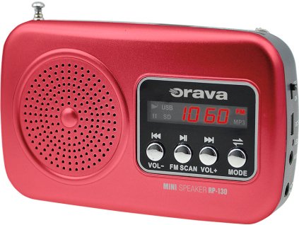 prenosny radioprijimac s usbsdmicrosd rp 130 r