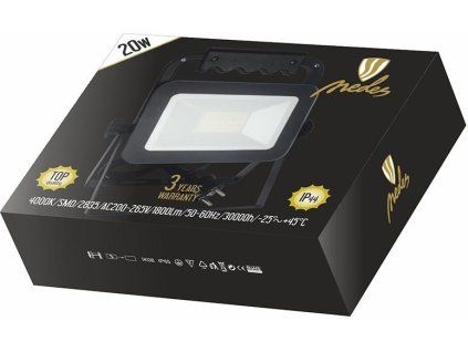 Nedes HQ reflektor 20W/4000K/BK - LF2022H