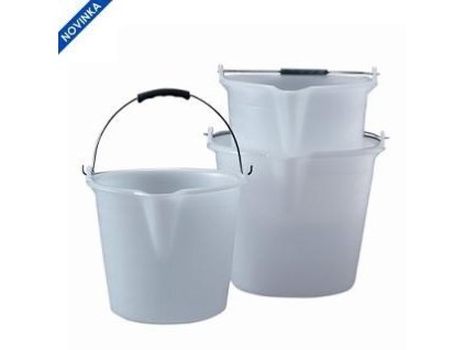 PGX 1193.15 Kbelík bílý s výlevným okrajem 15 l