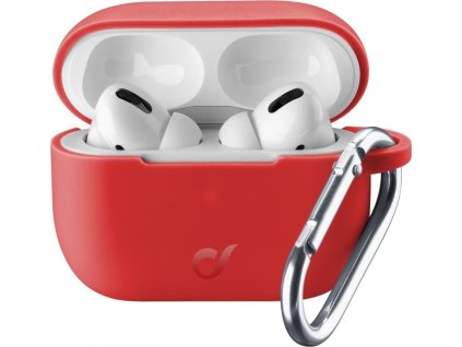 Pouzdro CellularLine Bounce pro Apple AirPods Pro - červené