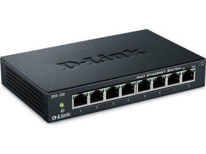 Switch D-Link DES-108 8 port, 10/100 Mb/s