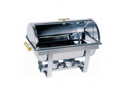 PGX 1460 229 Chafing dish na hořlavou pastu s rolltop víkem 61 x 35 x 43 cm