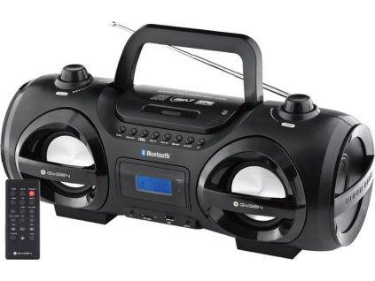 Radiopřijímač GoGEN CDM 425 SUBT s CD/MP3/USB/SD/BT, černá/stříbrná