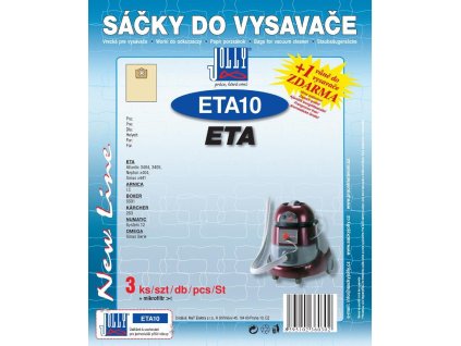 Sáčky do vysavače Jolly ETA 10 (3+1ks) do vysav. ETA, ROWENTA