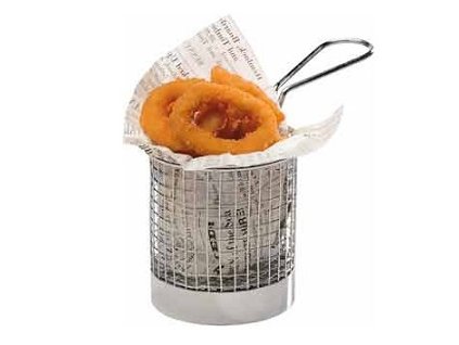 PGX 161401 Koš fritovací a servírovací mini - kulatý 9 x 8,5 cm