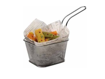 PGX 161405 Koš fritovací a servírovací mini - hranatý