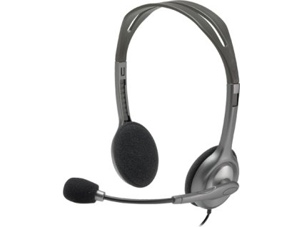 Headset Logitech H111 - šedý