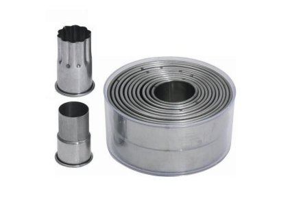 PGX 1695 012 Vykrajovací formy 12 ks a box kulaté