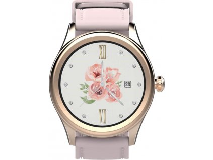 Chytré hodinky Carneo Prime GTR woman - růžové/zlaté