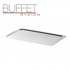 PGX 2410 Buffet system - nerezový podnos s hladkým okrajem 53 x 32,5 x 1 cm