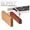 PGX 1053 Buffet system - vložky mezi bufetové moduly tmavý buk