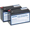 Bateriový kit Avacom pro renovaci RBC123 (2ks baterií)