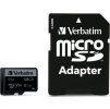 Paměťová karta Verbatim Pro microSDXC 128GB UHS-I V30 U3 (90R/45W) + adaptér