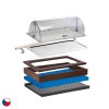 PGX 39951 Buffet system - modul chlazený s poklopem 1 rám tmavý buk
