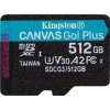 Paměťová karta Kingston Canvas Go! Plus MicroSDXC 512GB UHS-I U3 (170R/90W)