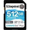 Paměťová karta Kingston Canvas Go! Plus SDXC 512GB UHS-I U3 (170R/90W)
