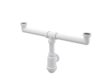 Sifon pro dvoudřez s převlečnými maticemi 6/4" - A448-DN50/40