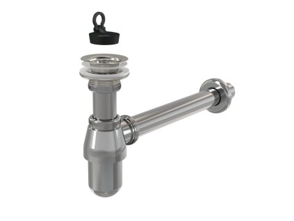 Sifon umyvadlový DN32 s výpustí 5/4", celokovový - A437