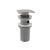 Výpust umyvadlová CLICK/CLACK 5/4" celokovová s přepadem, hranatá zátka - A393