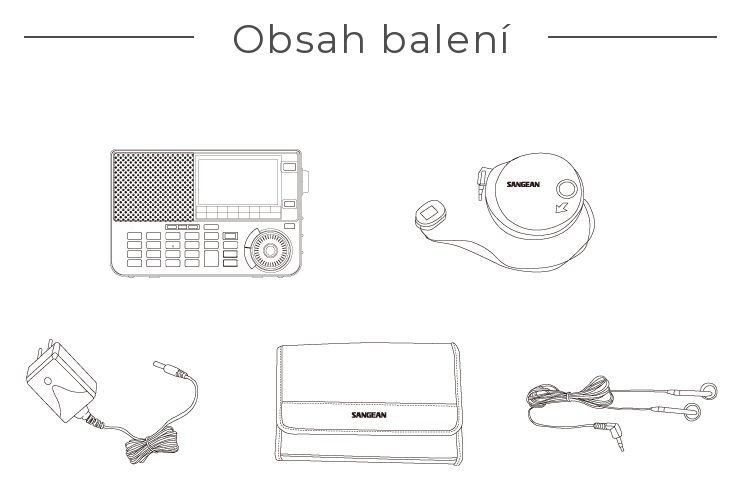 Obsah balení – ATS-909X2