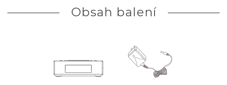 Obsah balení – DCR-89+