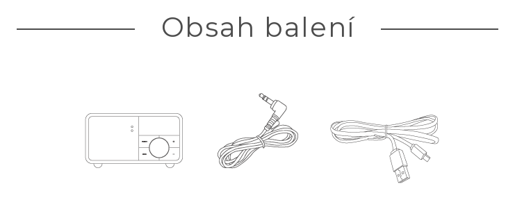 Obsah balení – DDR-7