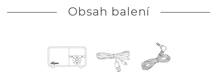 Obsah balení – DDR-7X
