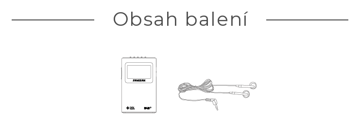 Obsah balení – DPR-39