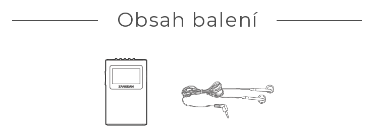 Obsah balení – DT-160