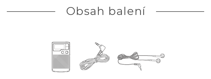 Obsah balení – DT-250