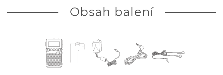 Obsah balení – DT-800