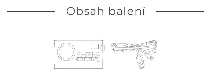 Obsah balení – PR-D4BT