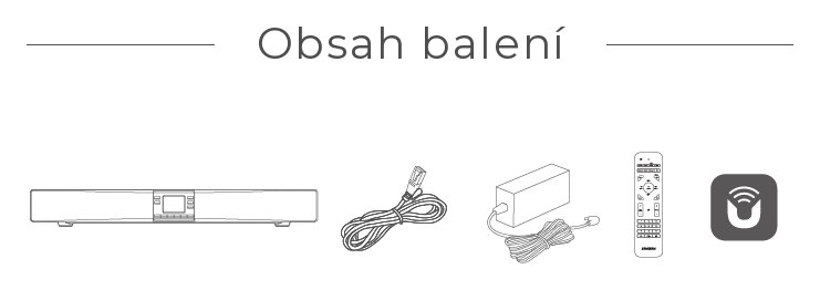 Obsah balení – SB-100