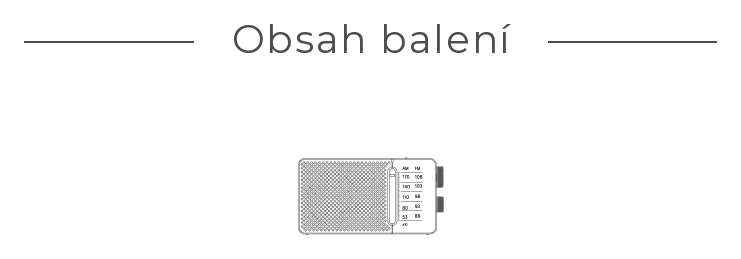 Obsah balení – SR-36
