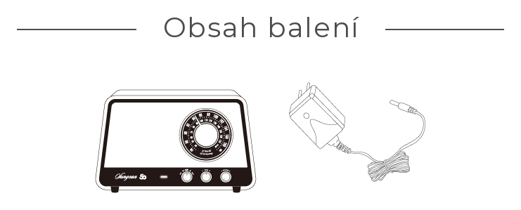 Obsah balení – WR-101