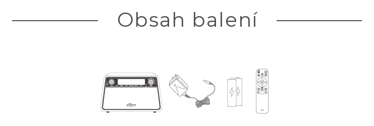 Obsah balení – WR-201D