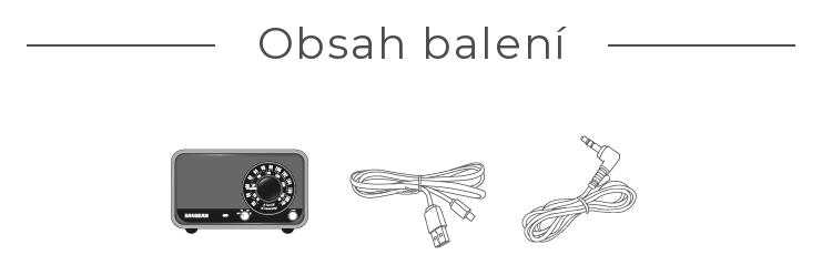 Obsah balení – WR-8