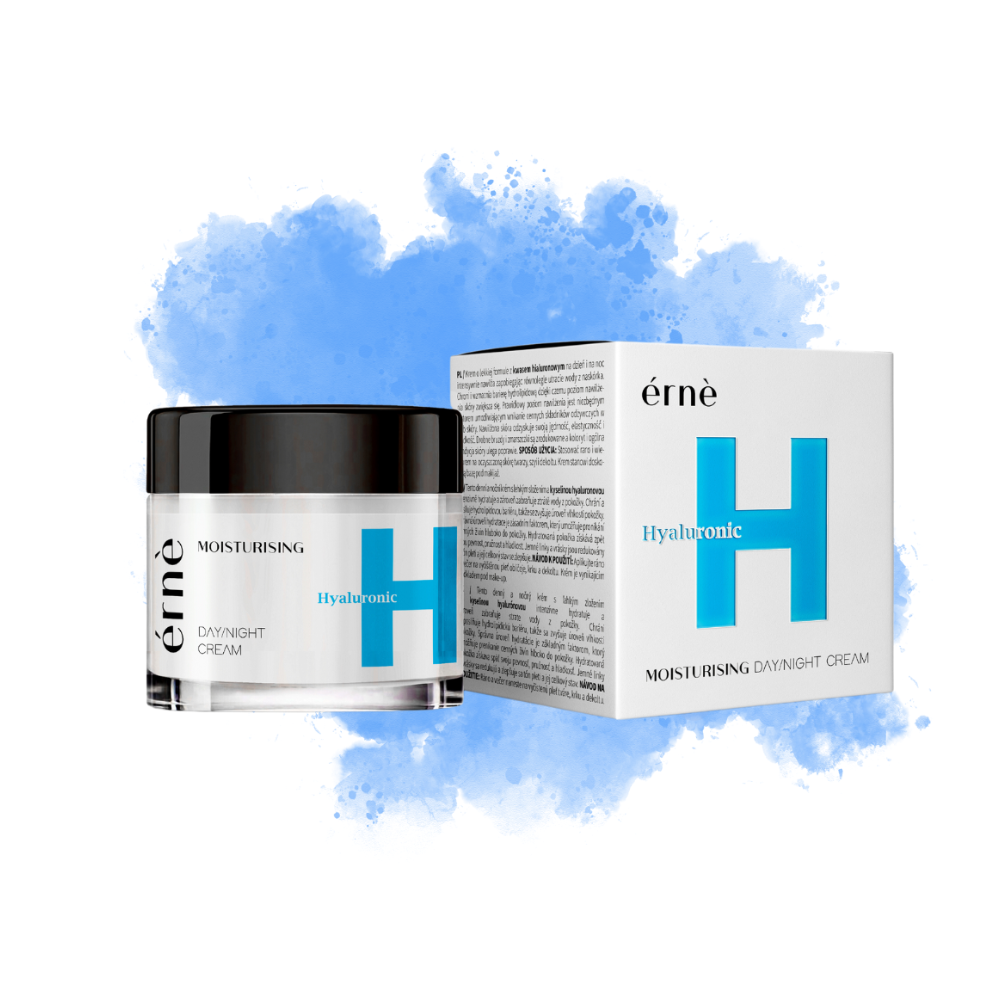 ERNE Pleťový krém zvlhčujúci HYALURON ACID denný/nočný 2v1 50 ml
