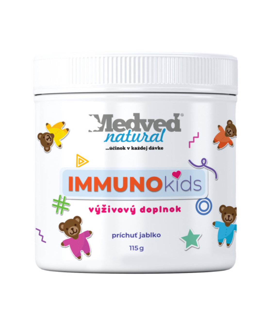 Medveď natural IMMUNO kids 115g