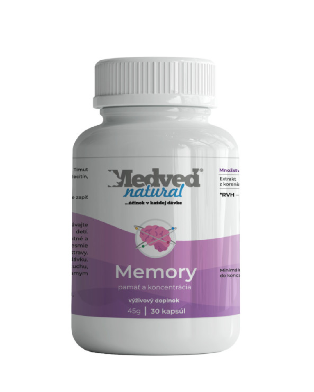 Medveď natural Memory 30 kapsúl