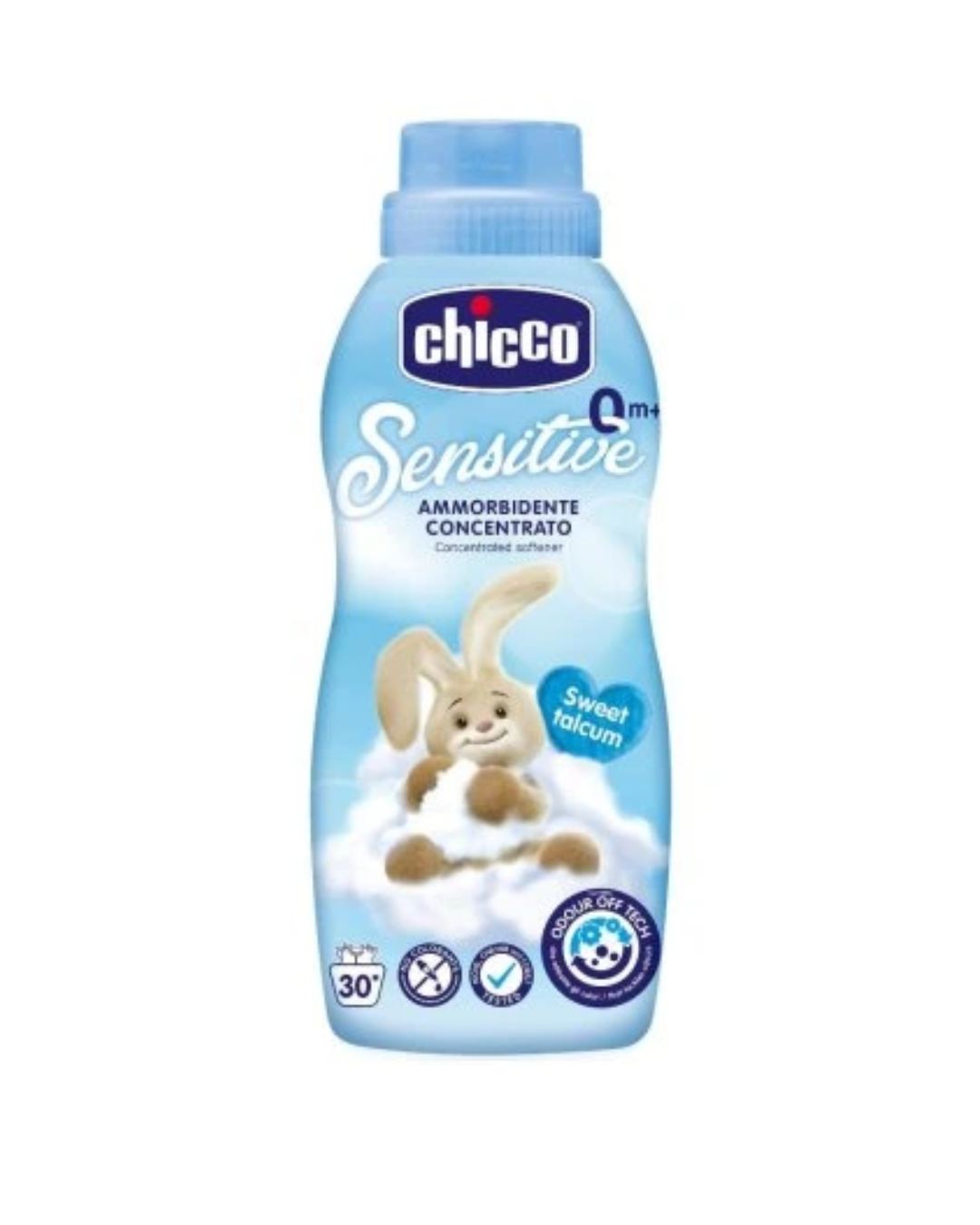 Aviváž pre deti Chicco Sweet Talcum - 750ml/30PD